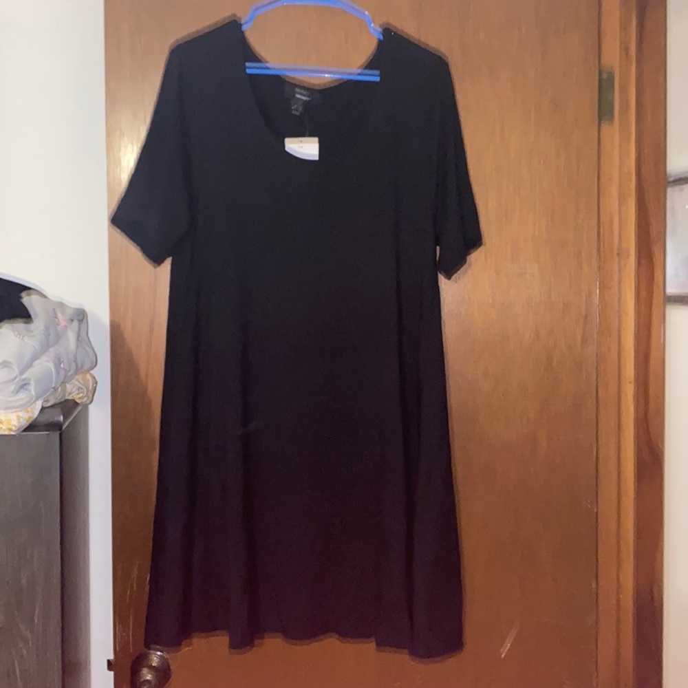 Forever 21 black T-shirt dress